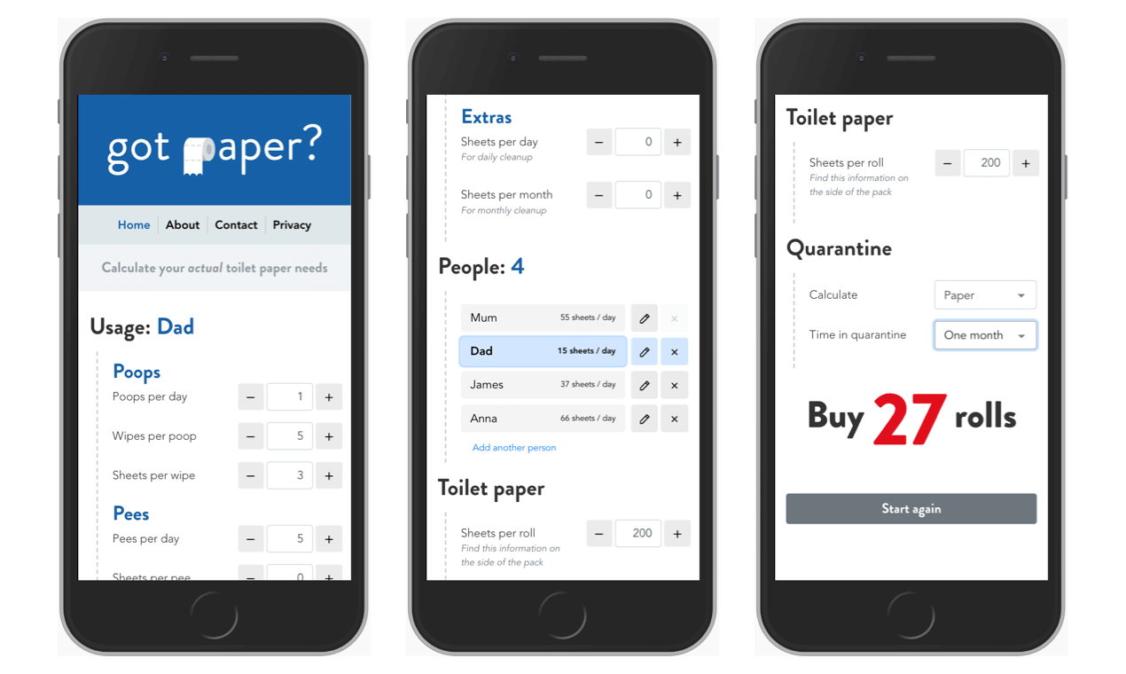 Got Paper is optimised for mobile