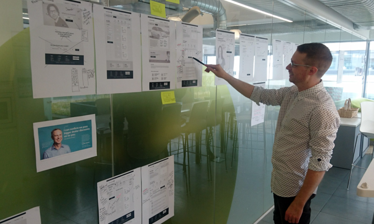 User journeys were a collaborative exercise between all team disciplines